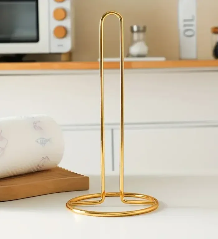 Support papier essuie-tout cuisine – Porte-rouleau métal design