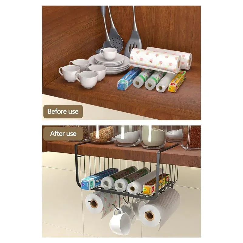 Panier de Rangement Suspendu et Organiseur de Cuisine